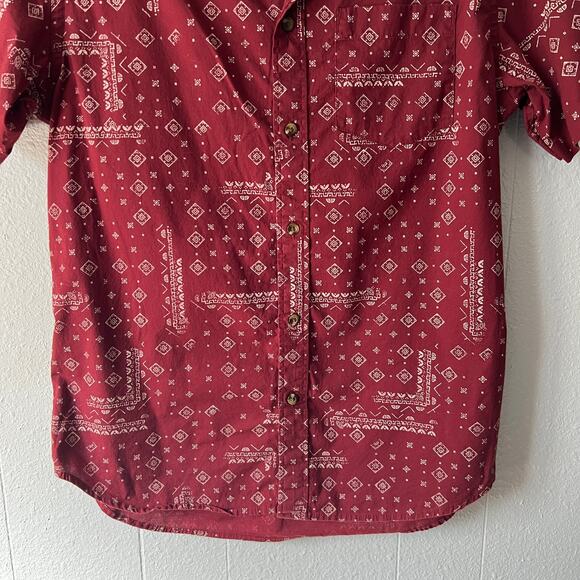 Old Navy Mens The Classic Shirt Medium Slim Stretch Cowboy Western Breathable - Picture 4 of 10